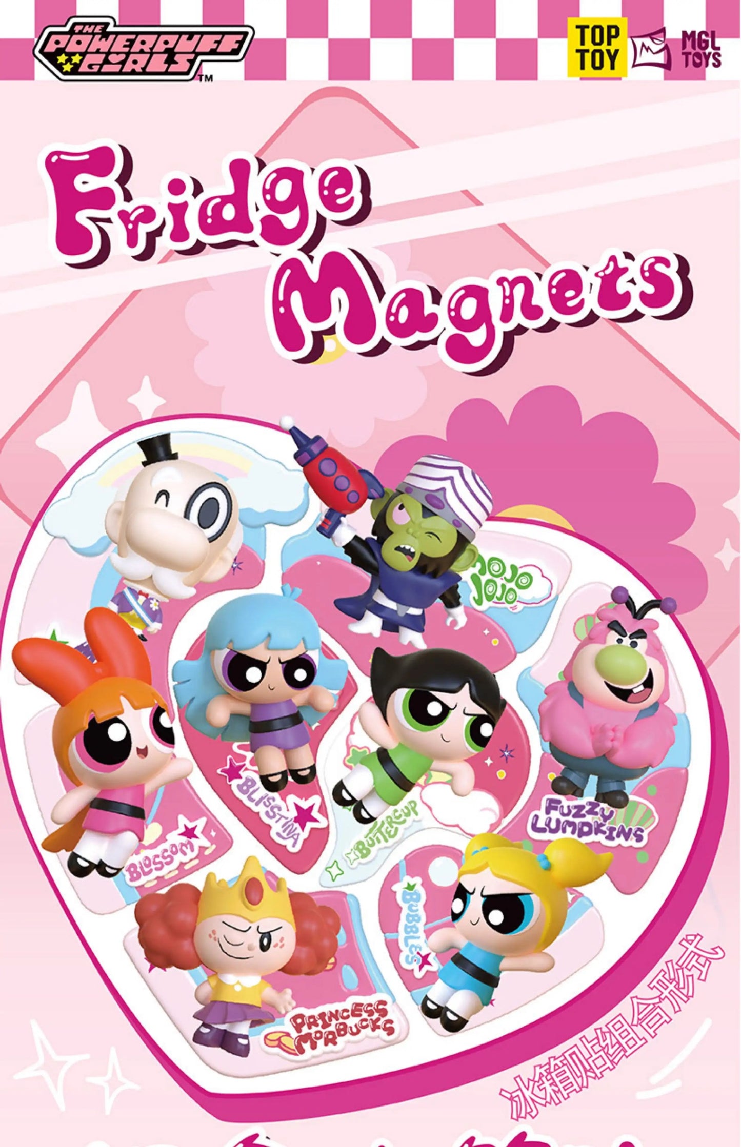 Powerpuff Girls Fridge Magnet Blind Box