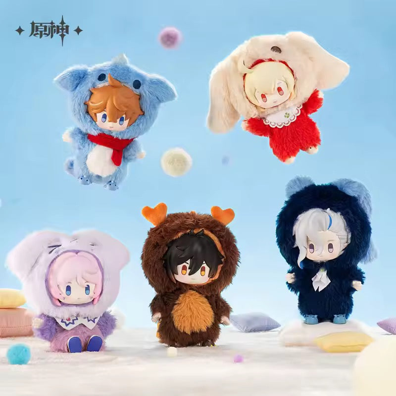 Genshin Impact: winter stay at home plush keychain series