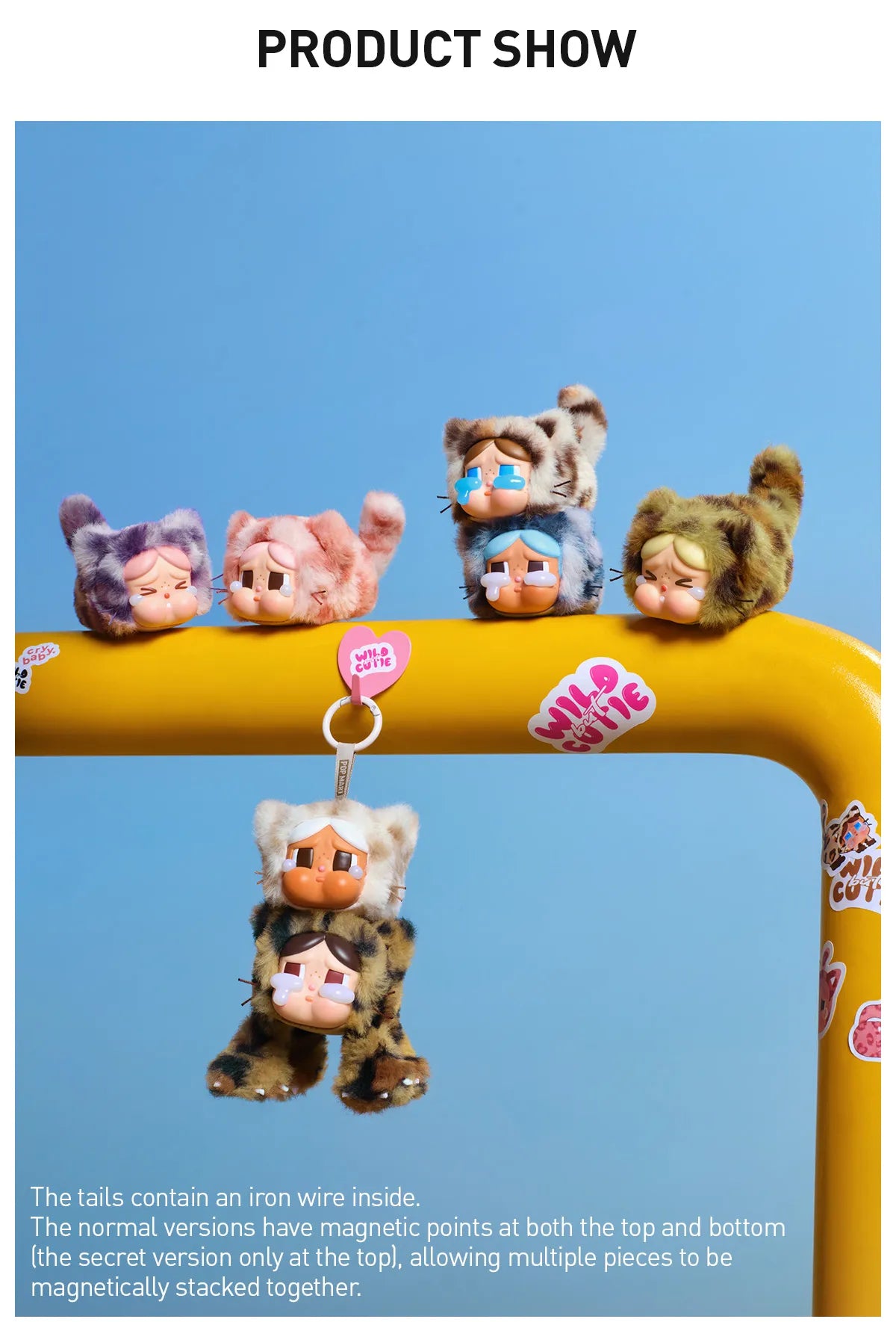 CRYBABY: Wild but Cutie Series Vinyl Plush Pendant Blind Box