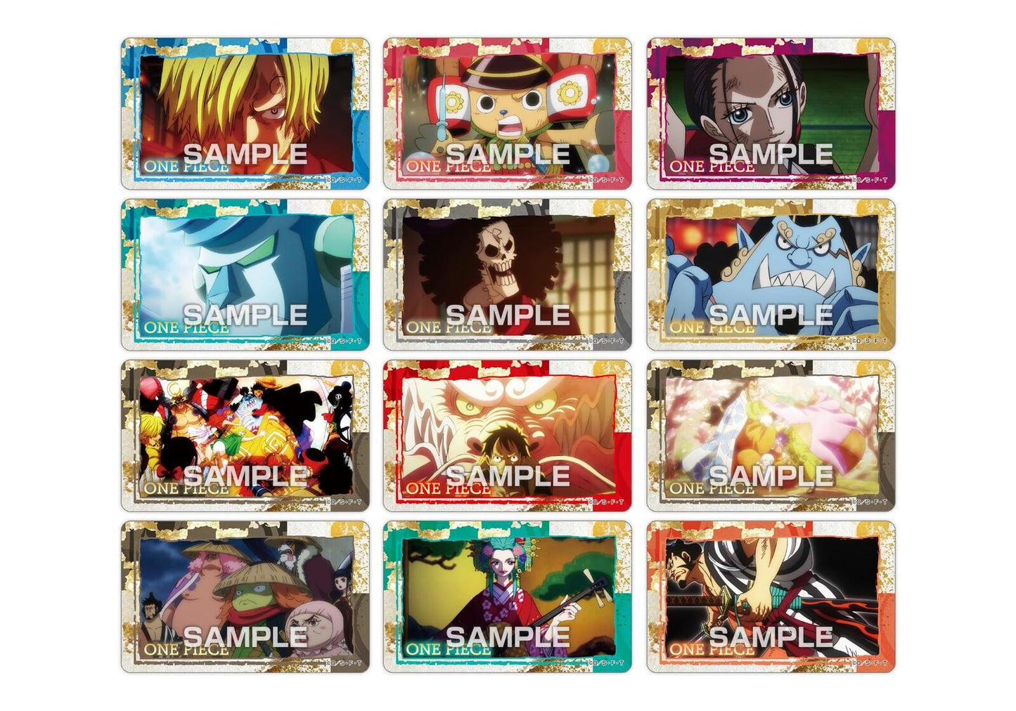 One Piece Wano Country Sticker Gum