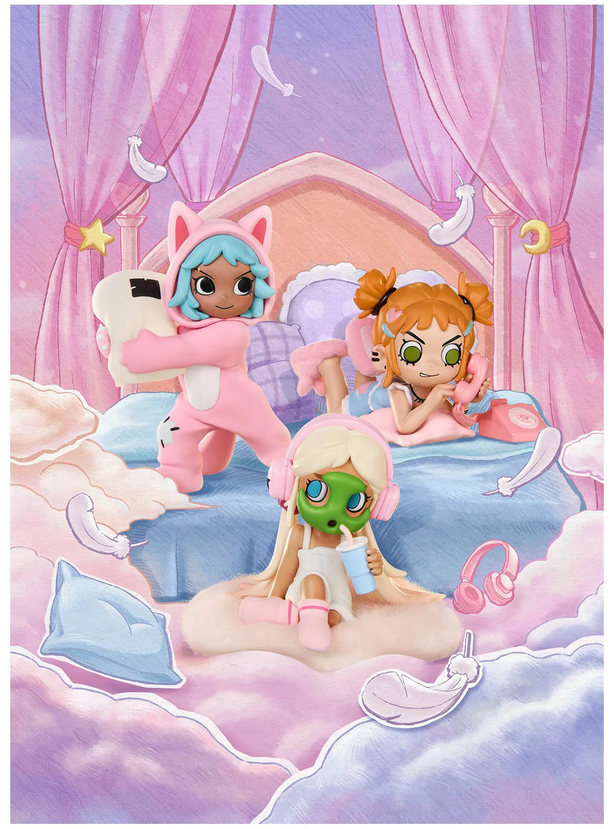 Lil peach riot pop mart: sleepover blind box