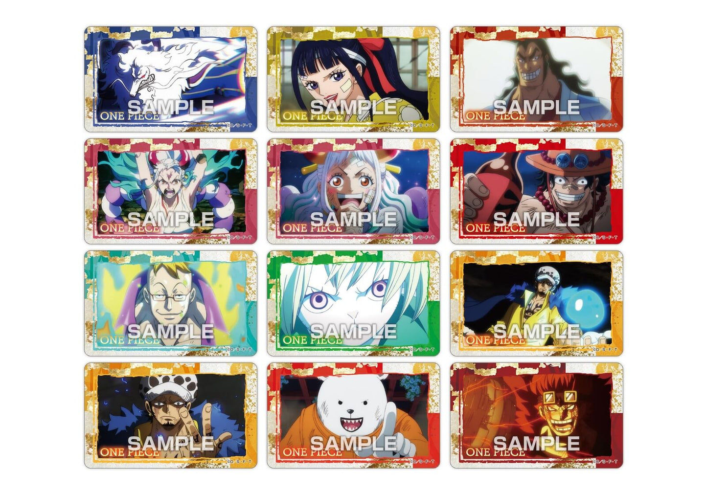 One Piece Wano Country Sticker Gum