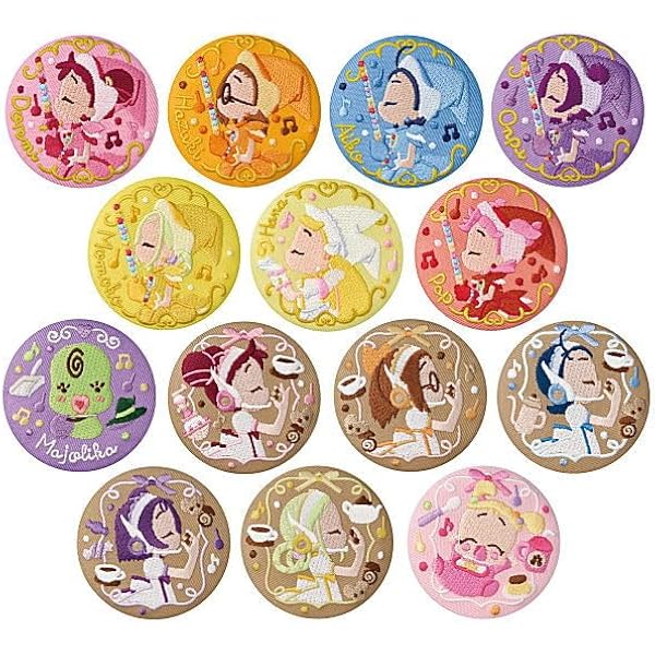 Ojamajo Doremi Embroidered Badge with Biscuits (1 Random)