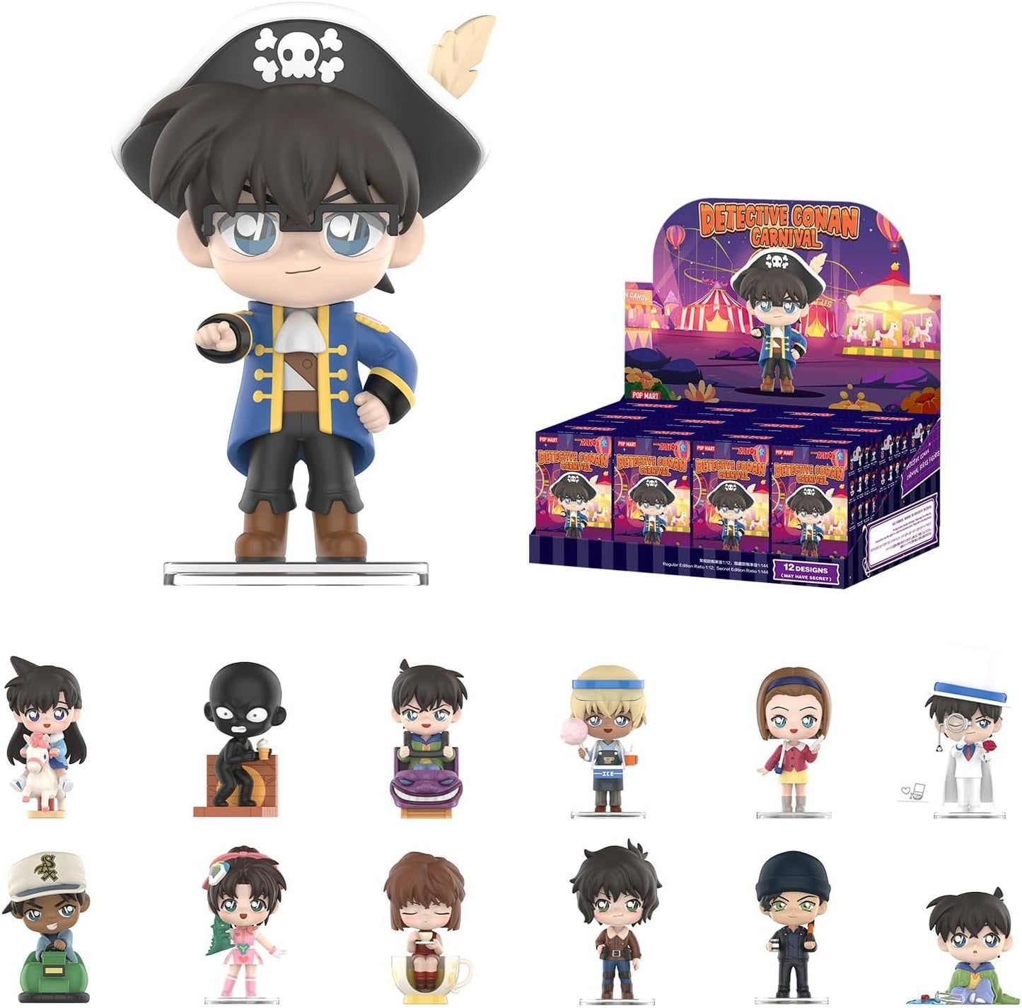 POP MART Case Closed/Detective Conan Carnival Series Blind Box (1 Random)