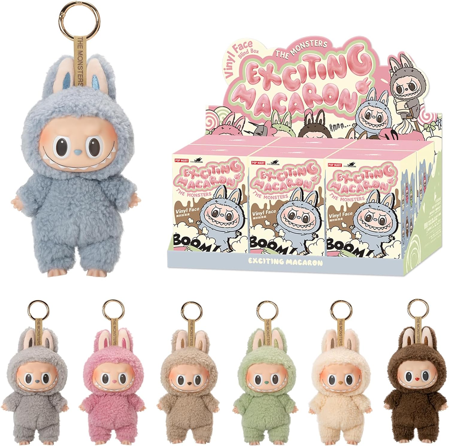 ラブブ　THE MONSTERS Macaron saymilk Labubu The Monsters Exciting Macaron Vinyl Face Series Soy