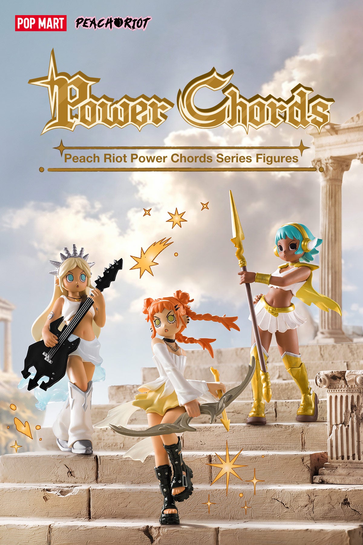 Peach Riot Power Chords Series Figures