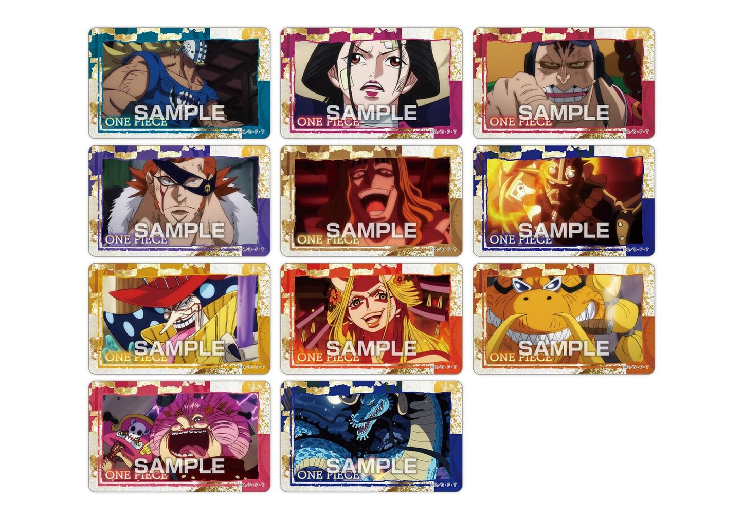 One Piece Wano Country Sticker Gum