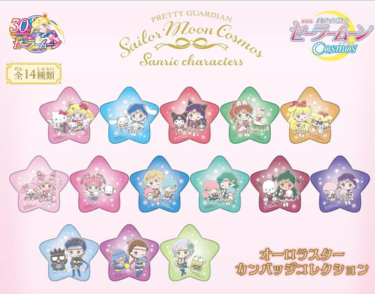 Sailor Moon X Sanrio Badge (1 Random)