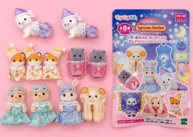 Sylvanian Families 2026 Kuji Starry Sky Pajama Party! Blind Bag Series