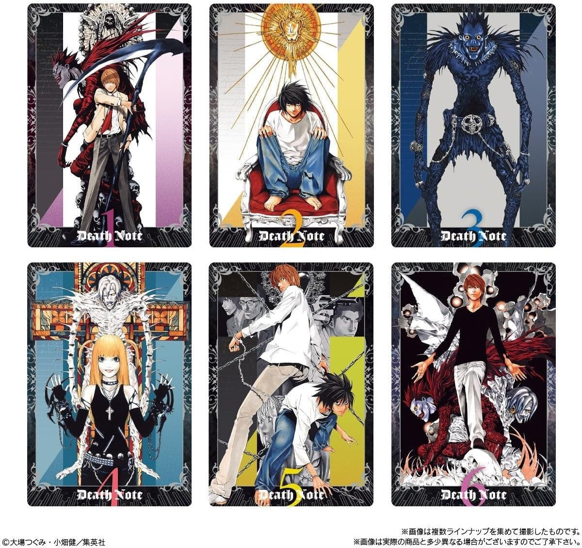 DEATH NOTE Wafers Metallic Card