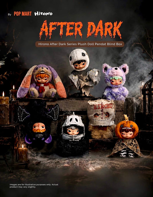 Popmart: Hirono After Dark Series Plush Doll Pendant Blind Box