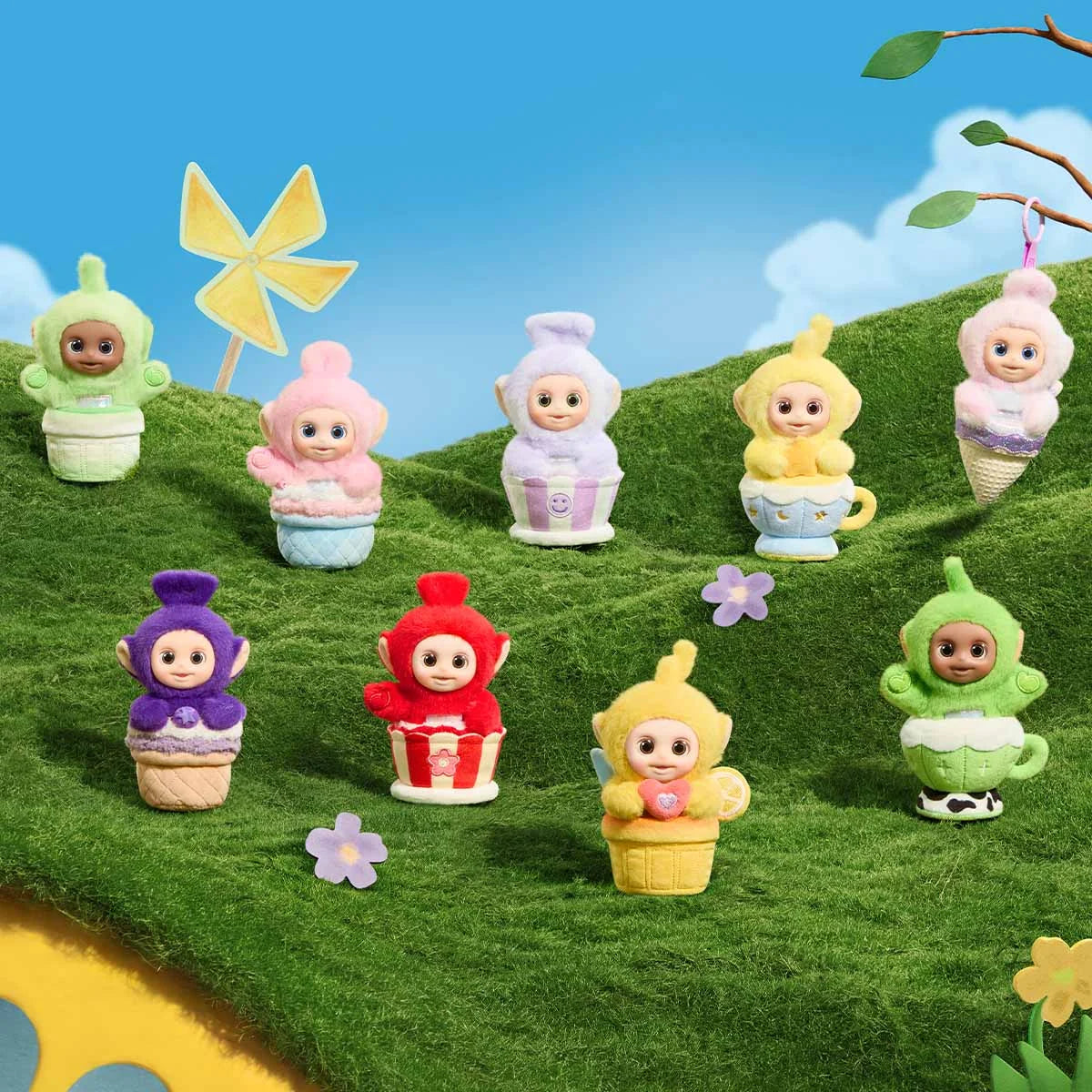 POP MART Teletubbies Afternoon Tea Diary Series Vinyl Plush Pendant