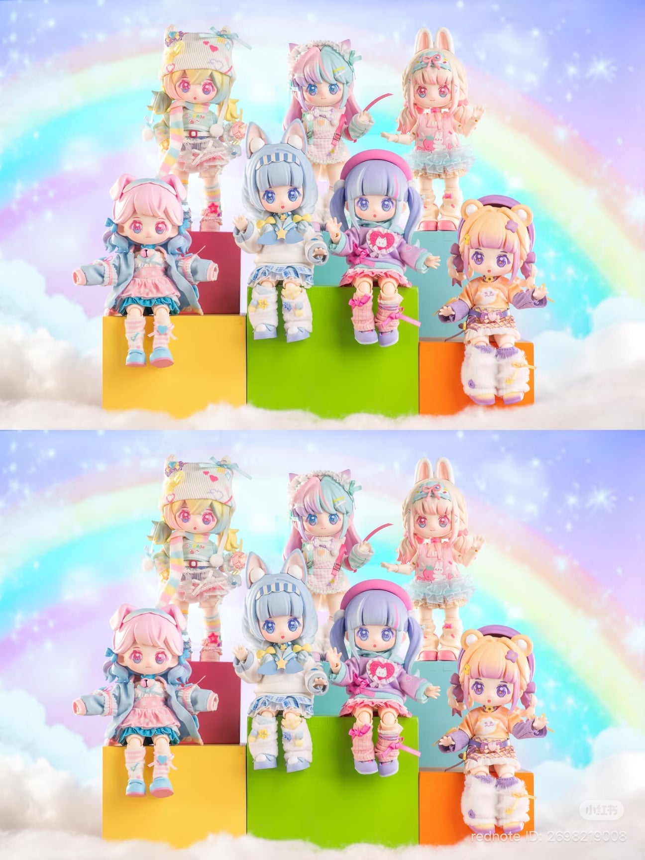Nyzaii Sweet Fantasy Series 1/12 BJD blind box action figures