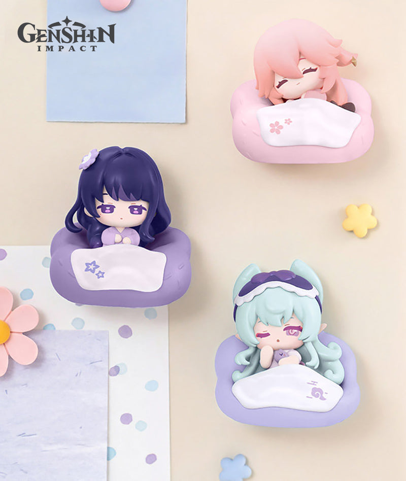Genshin Impact Cloud Pillow Reverie (Dream) Series Chibi Fridge Magnet Blind Box