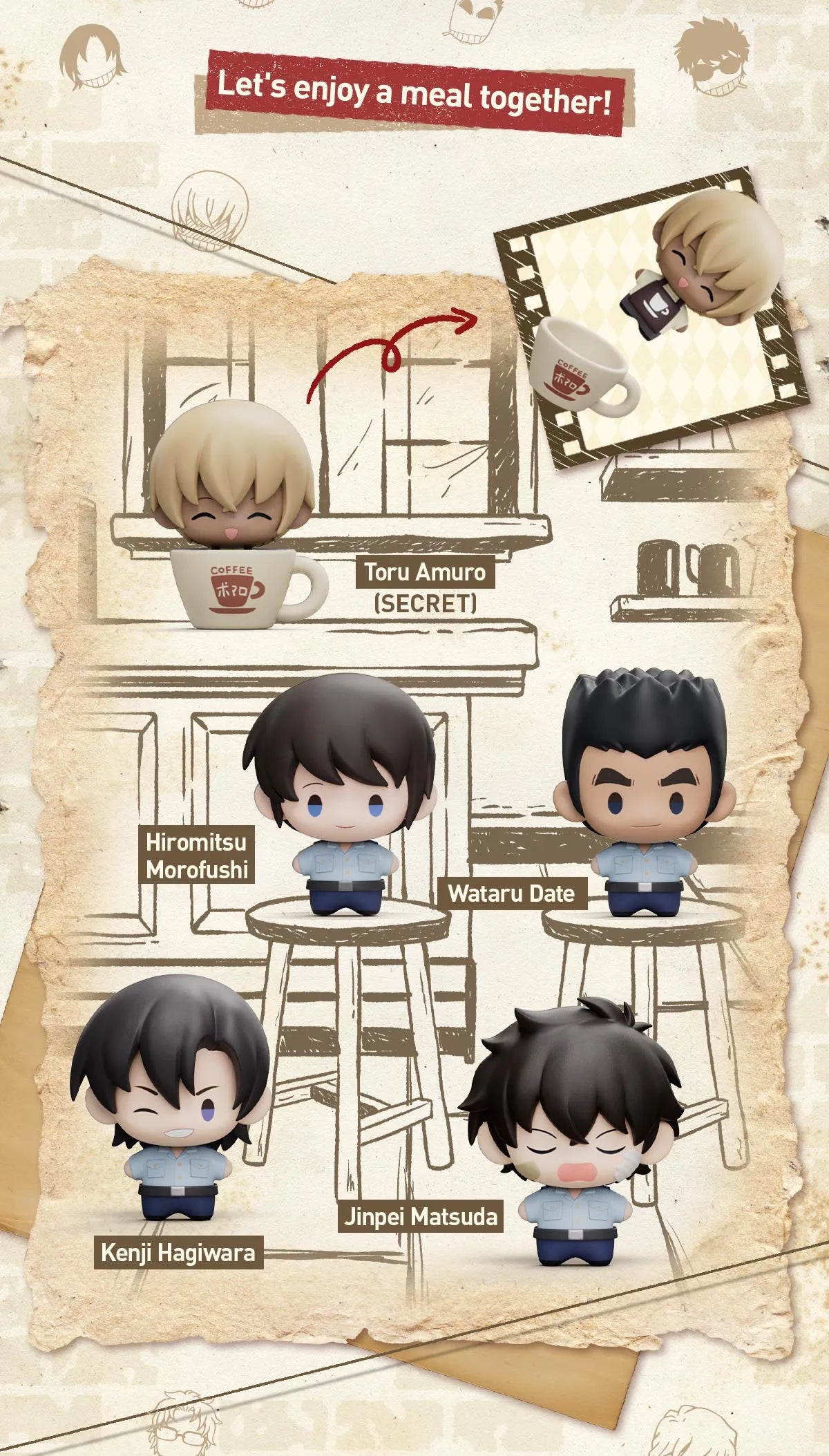 Detective Conan-Super Mini Figure blind box