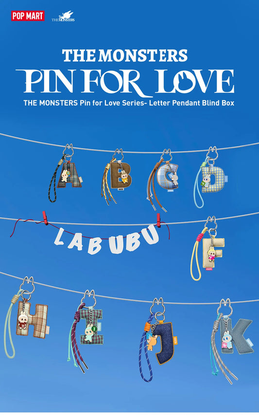 The Monsters: Pin for love letter pendant blind box