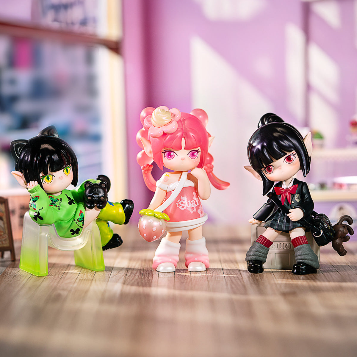 Rolife Suri Colorful Girls Series action figures blind box