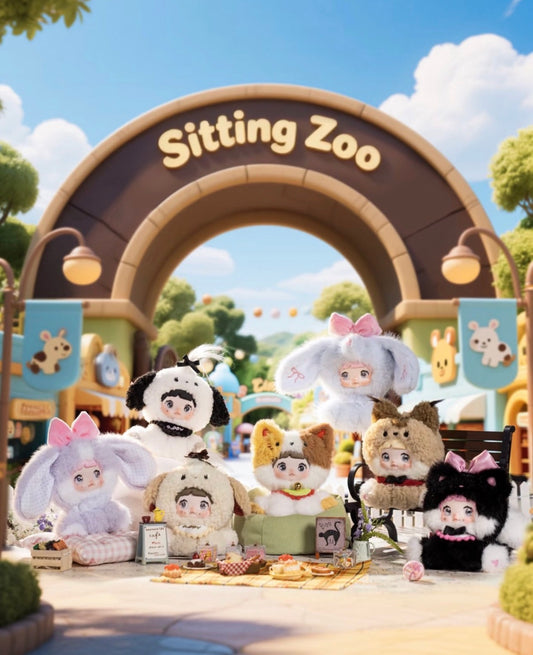 Nommi Sitting Zoo Series Plush Blind Box