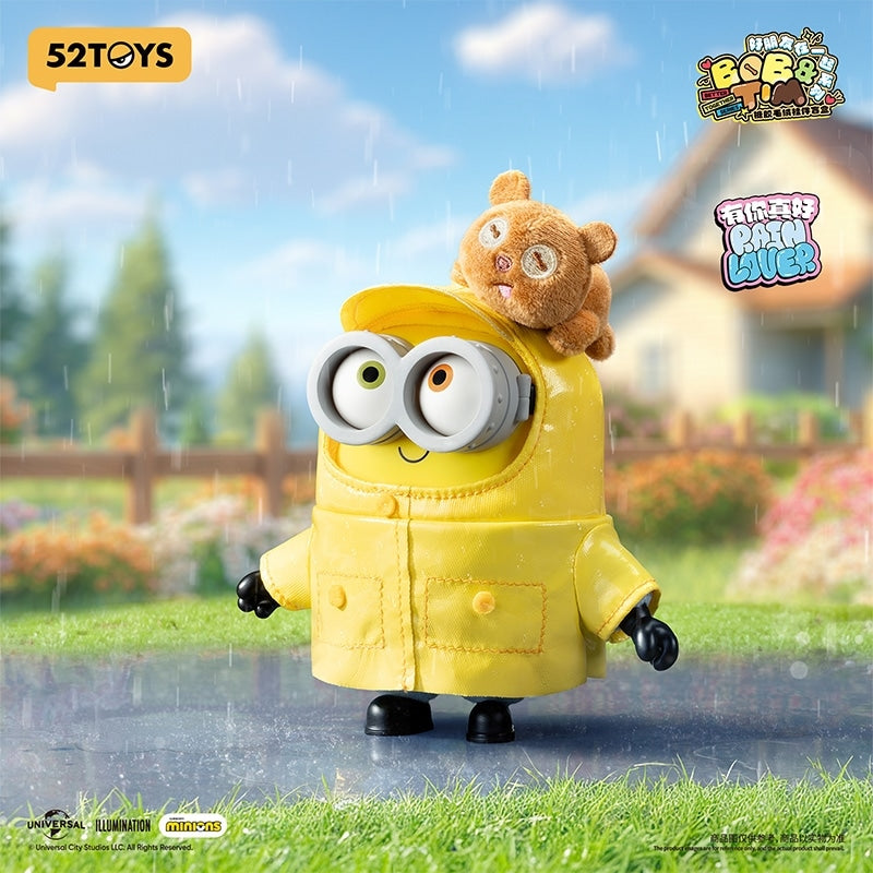 Minions Bob + Tim Better Together Series Vinyl Plush Keychain blind box