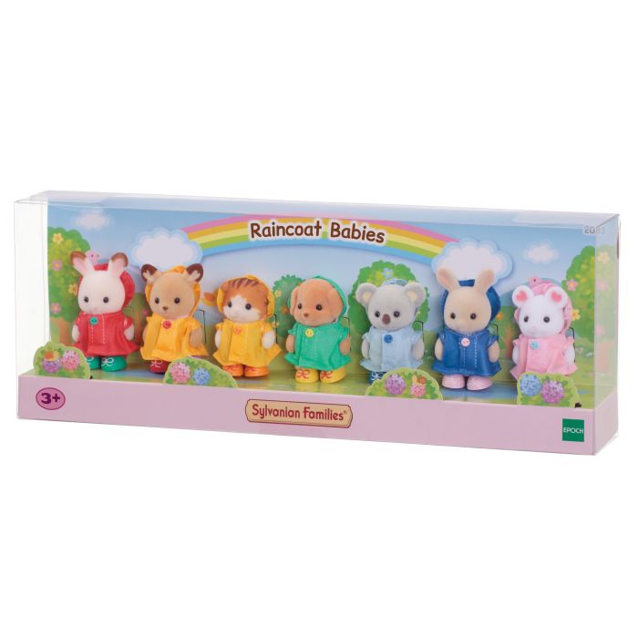 Sylvanian Family: The Raincoat Babies set online Exclusive collection