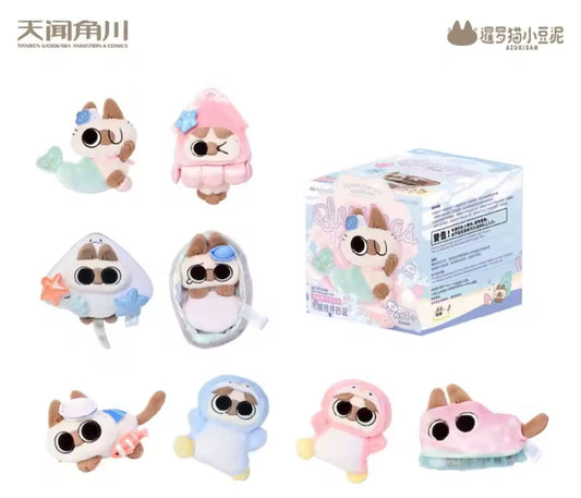 Azukisan cat sea theme plushies (1 random)