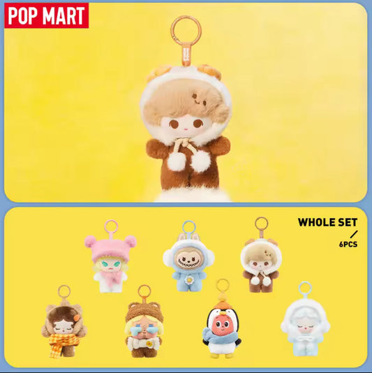 POP MART POP BEAN Fluffy & Cozy Series-Plush Pendant Blind Box (1 random)