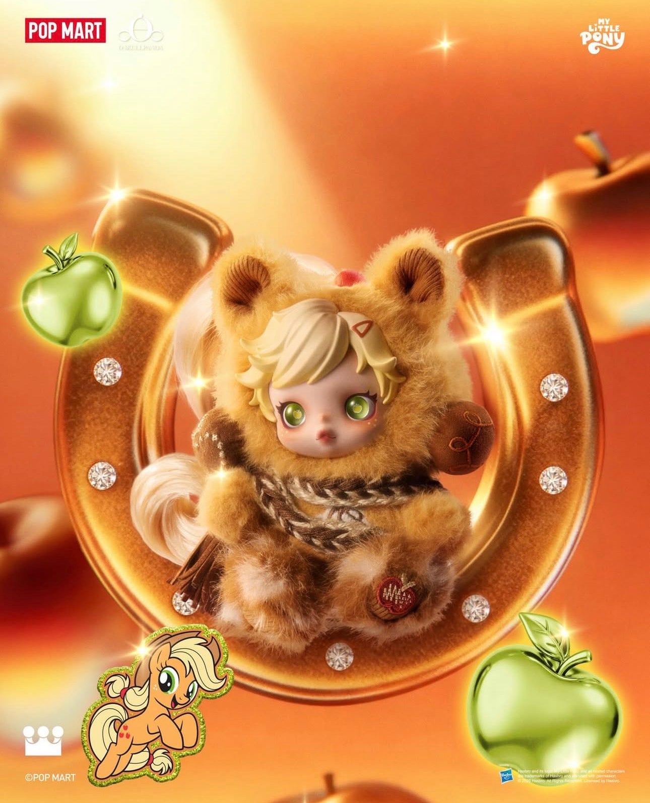 POP Mart: SKULLPANDA × My Little Pony Series Plush Doll Pendant Blind Box