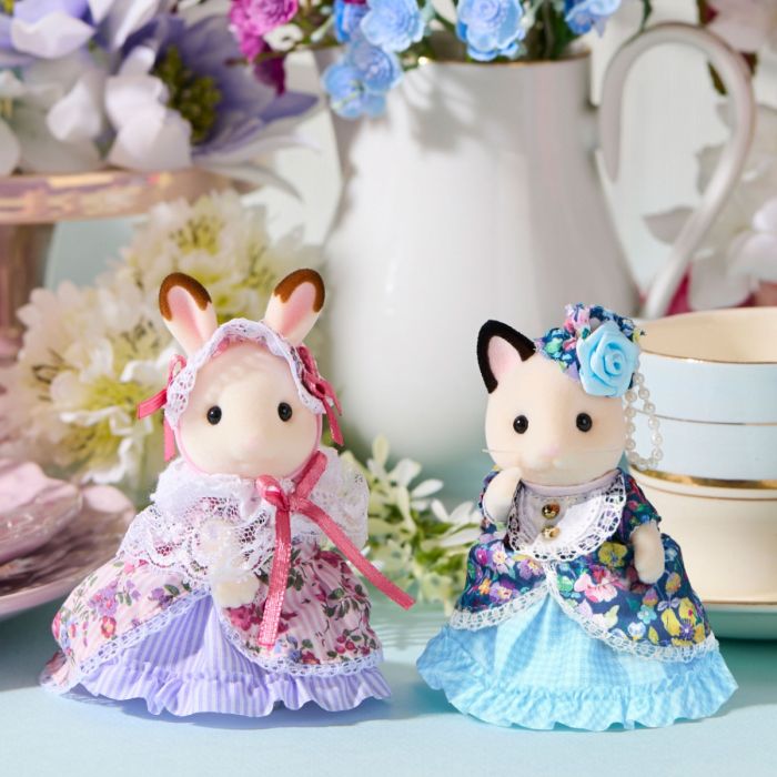 Sylvanian Families: Flowery Dress Pair Set - Made With Liberty Fabric
