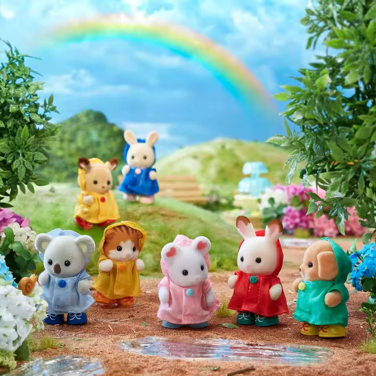 Sylvanian Family: The Raincoat Babies set online Exclusive collection