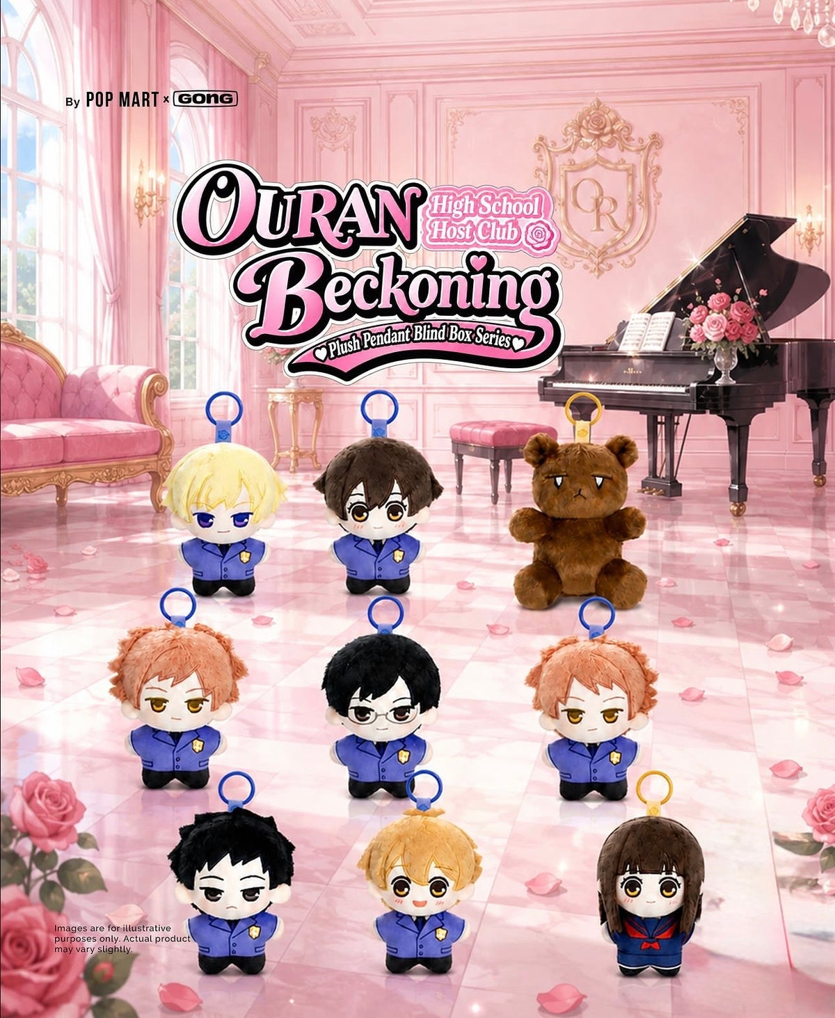 Ouran High School Host Club Beckoning Series Plush Pendant Blind Box