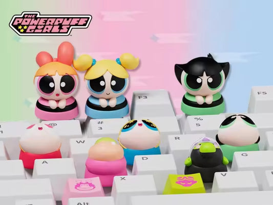 Powerpuff girls: Keyboard Key blind box (1 random)