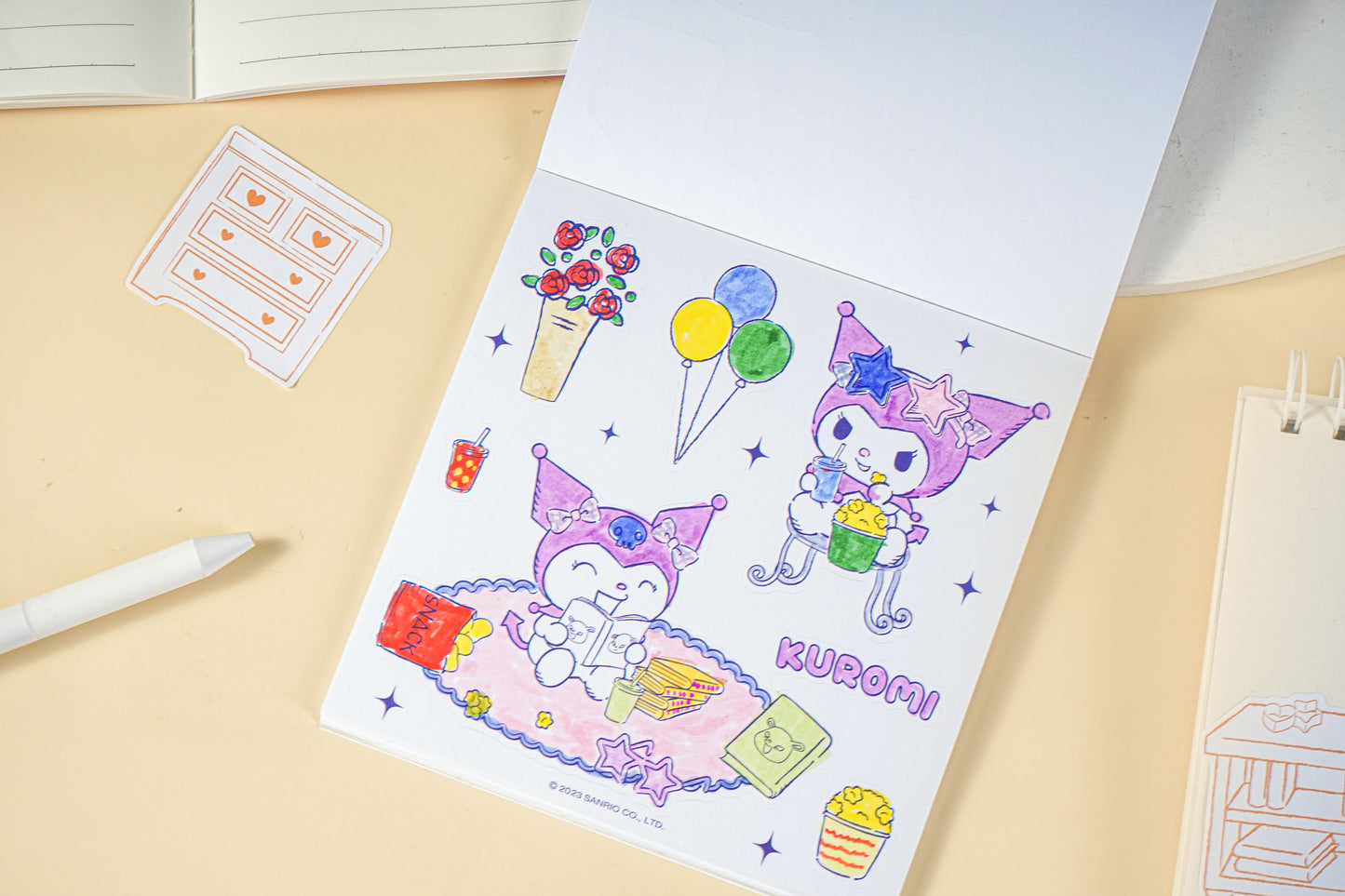 Sanrio Coloring Sticker Book DIY