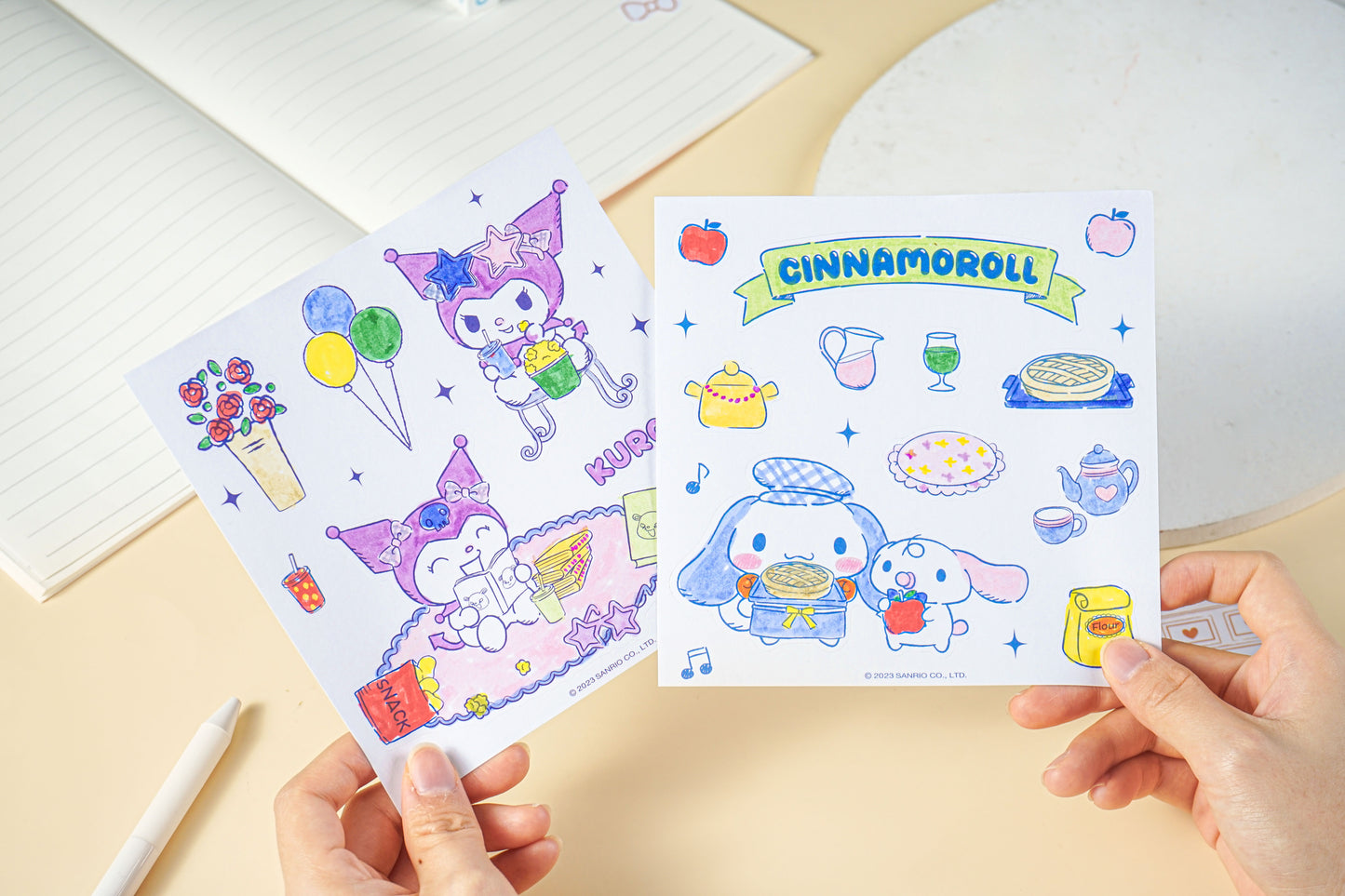 Sanrio Coloring Sticker Book DIY