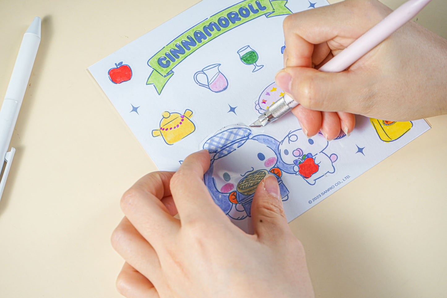 Sanrio Coloring Sticker Book DIY