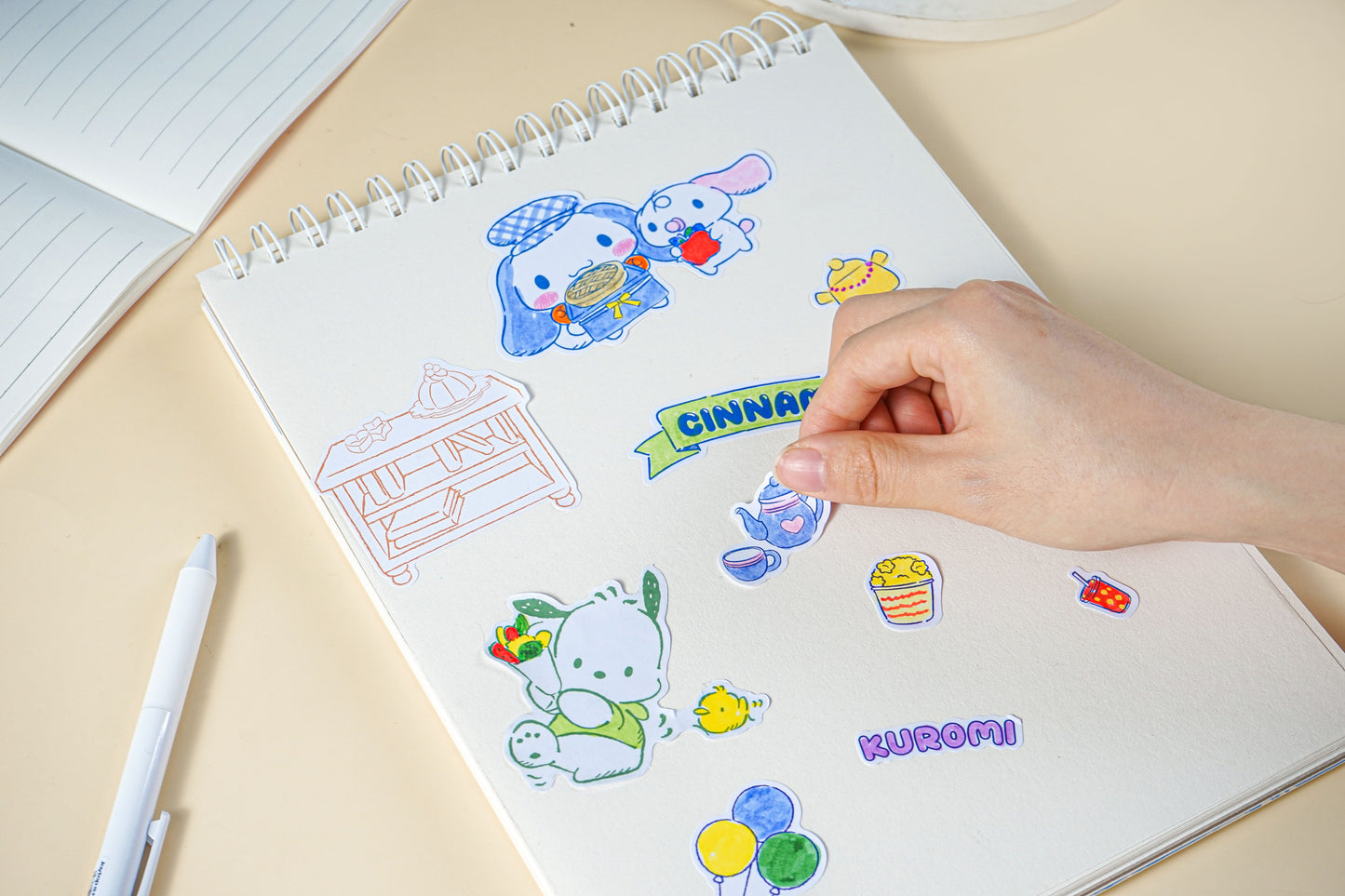 Sanrio Coloring Sticker Book DIY