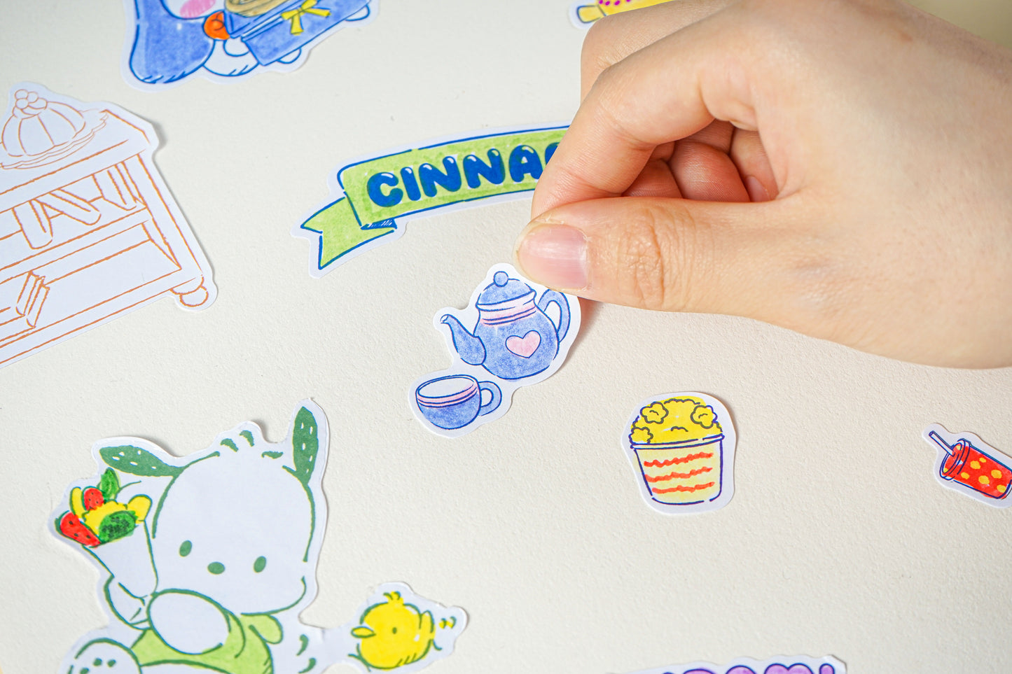 Sanrio Coloring Sticker Book DIY