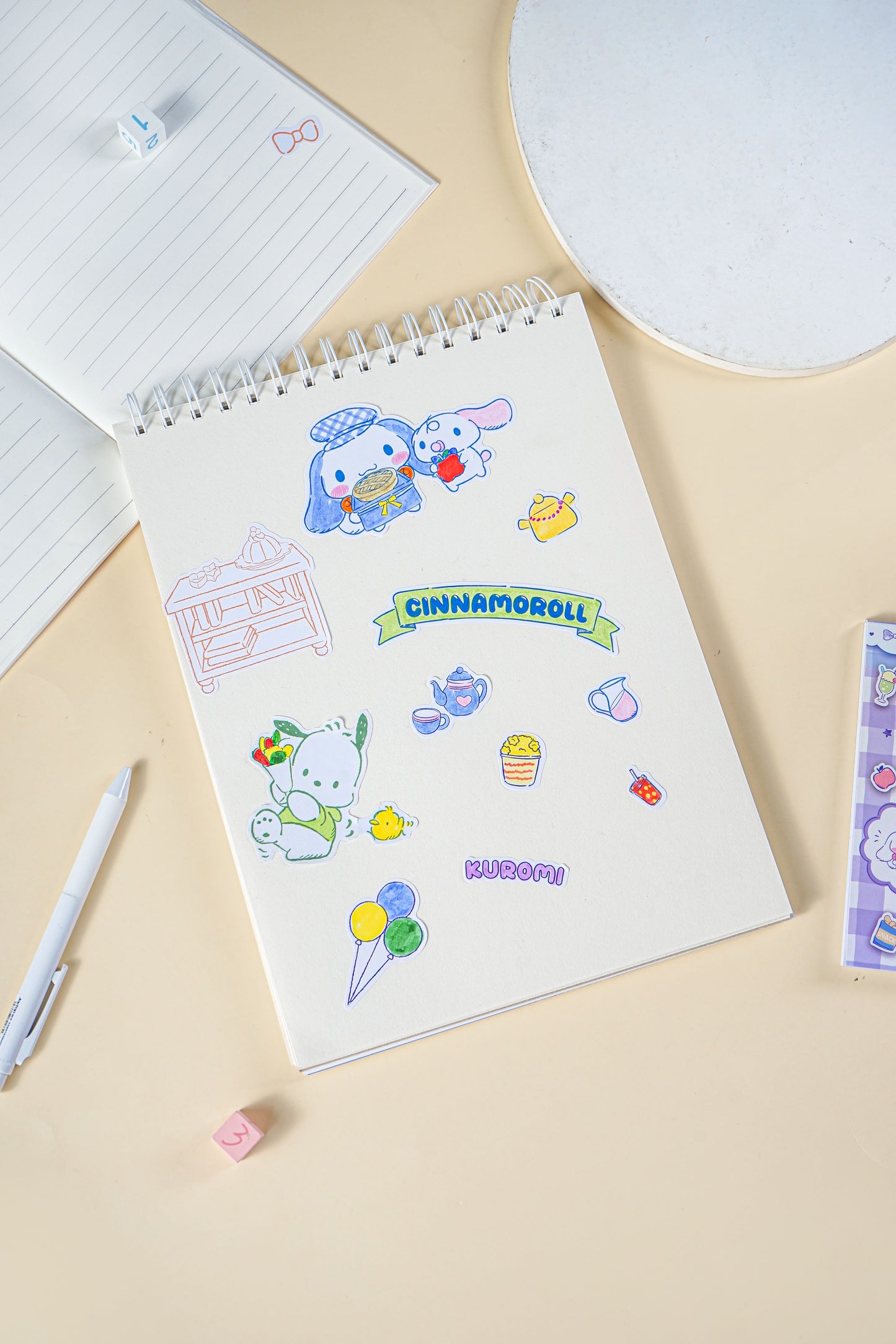 Sanrio Coloring Sticker Book DIY