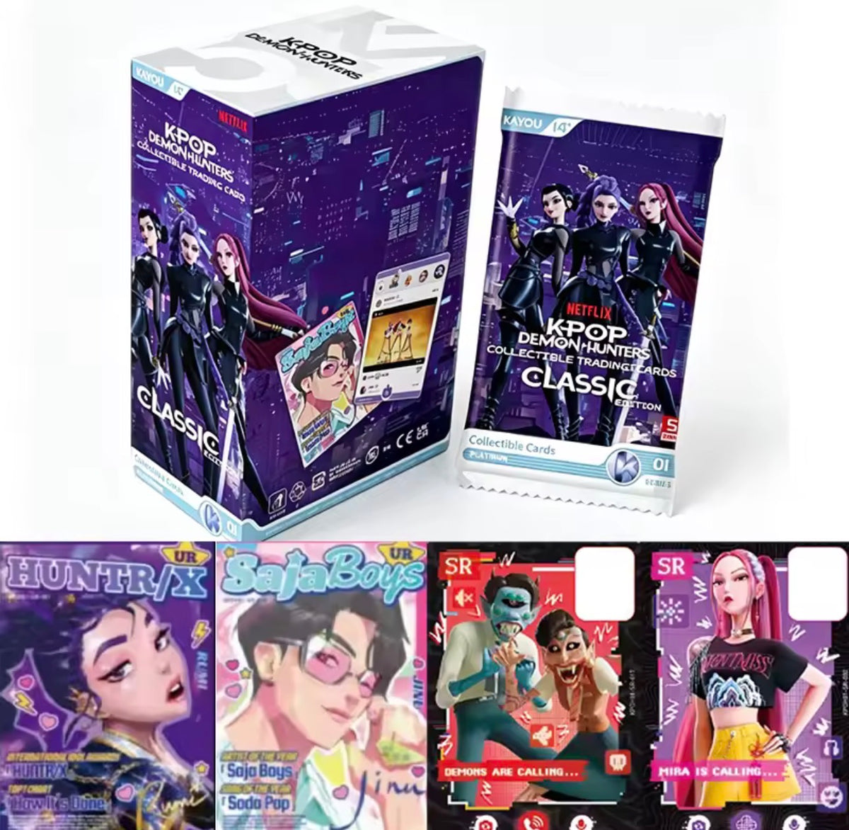 Kpop demon hunter cards (1 pack)