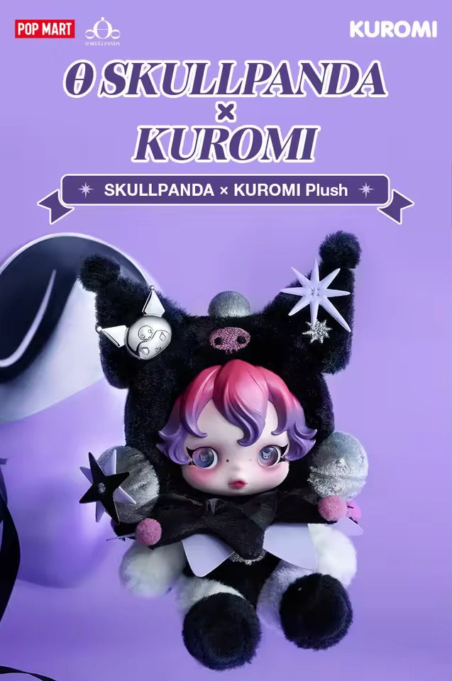 POP MART SKULLPANDA × KUROMI & MY MELODY Plush