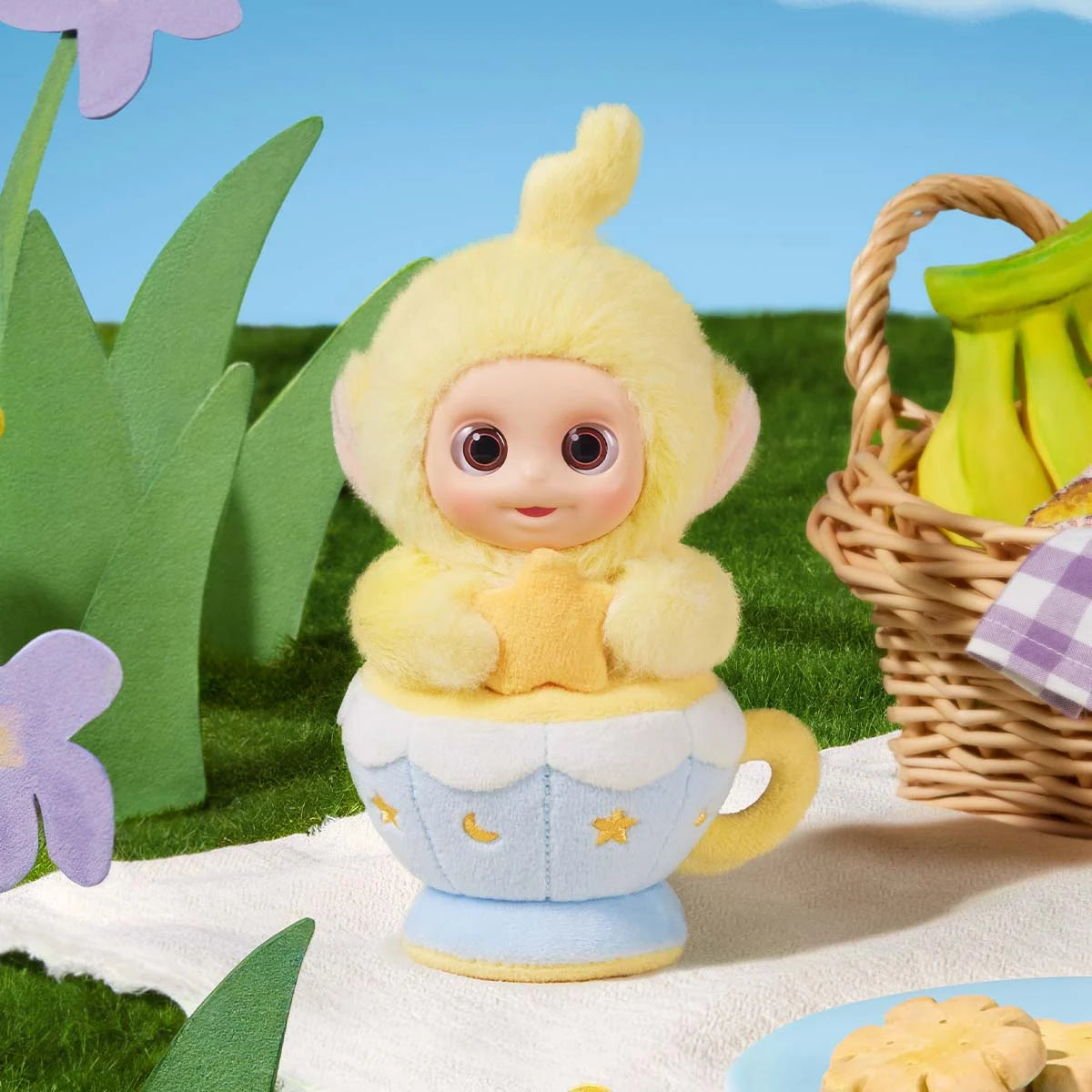 POP MART Teletubbies Afternoon Tea Diary Series Vinyl Plush Pendant