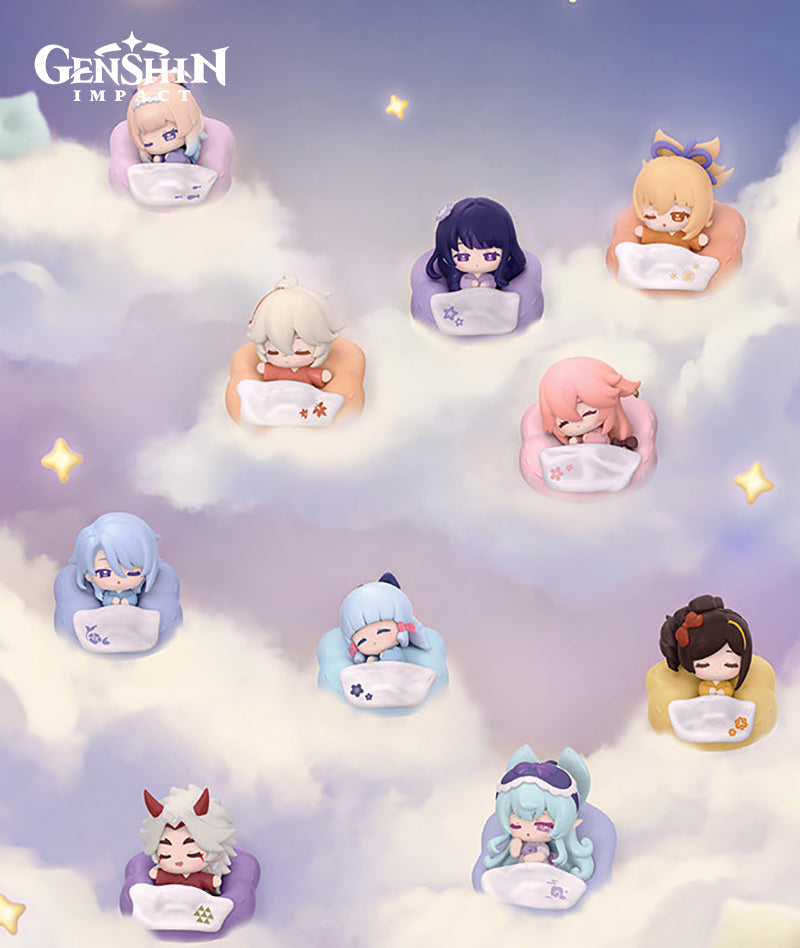 Genshin Impact Cloud Pillow Reverie (Dream) Series Chibi Fridge Magnet Blind Box