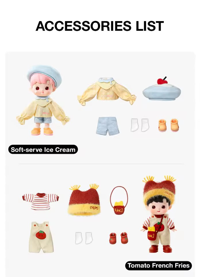 POP MART HACIPUPU Little Foodie Series 1/12 Action Figure Blind Box (1 random)