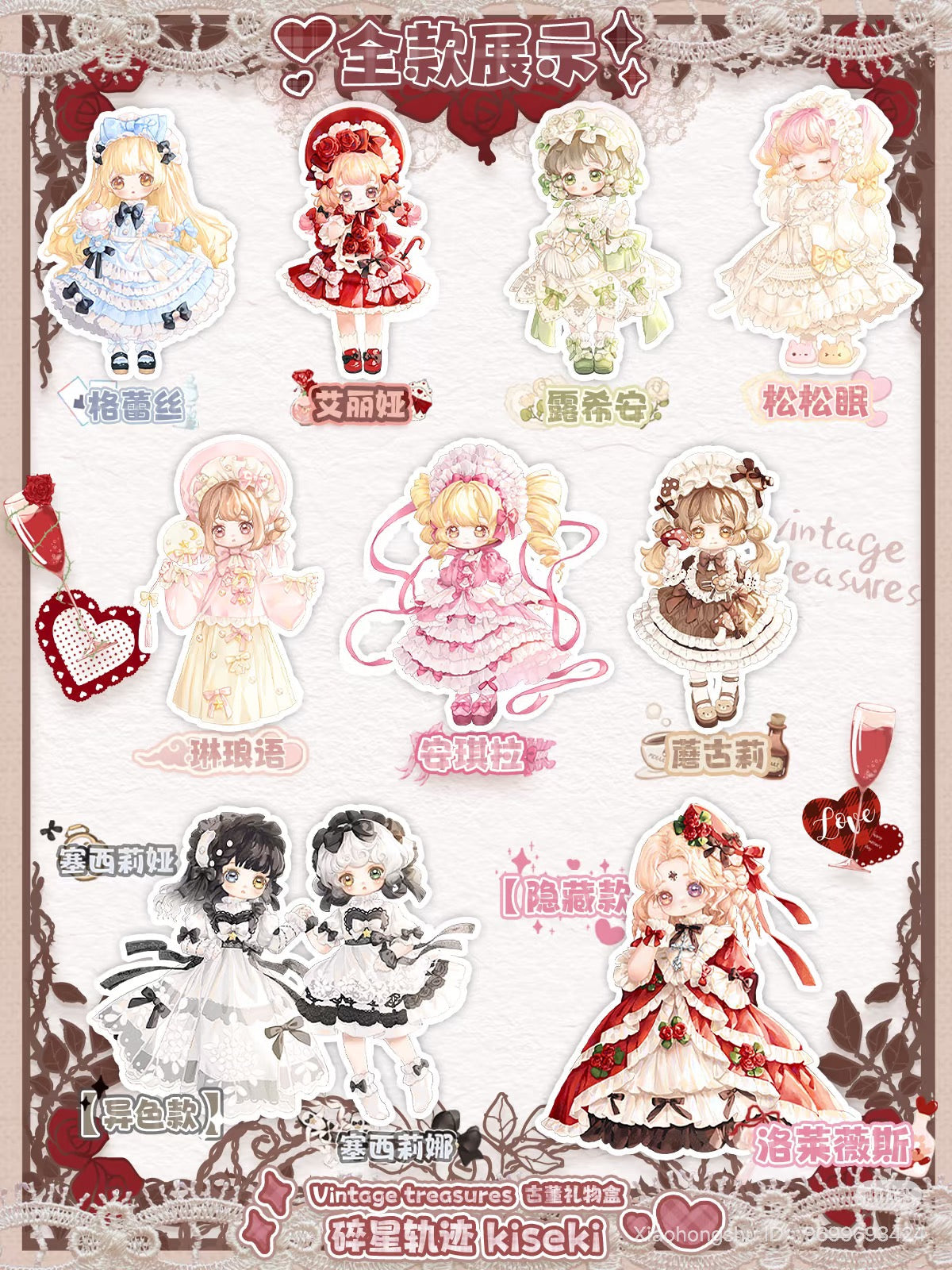 Nyzaii Vintage Treasures Series Articulated BJD Figure Blind Box