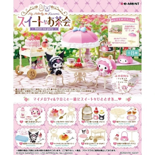 Re-ment My Melody and Kuromi Sweet Tea Party (1 Random)