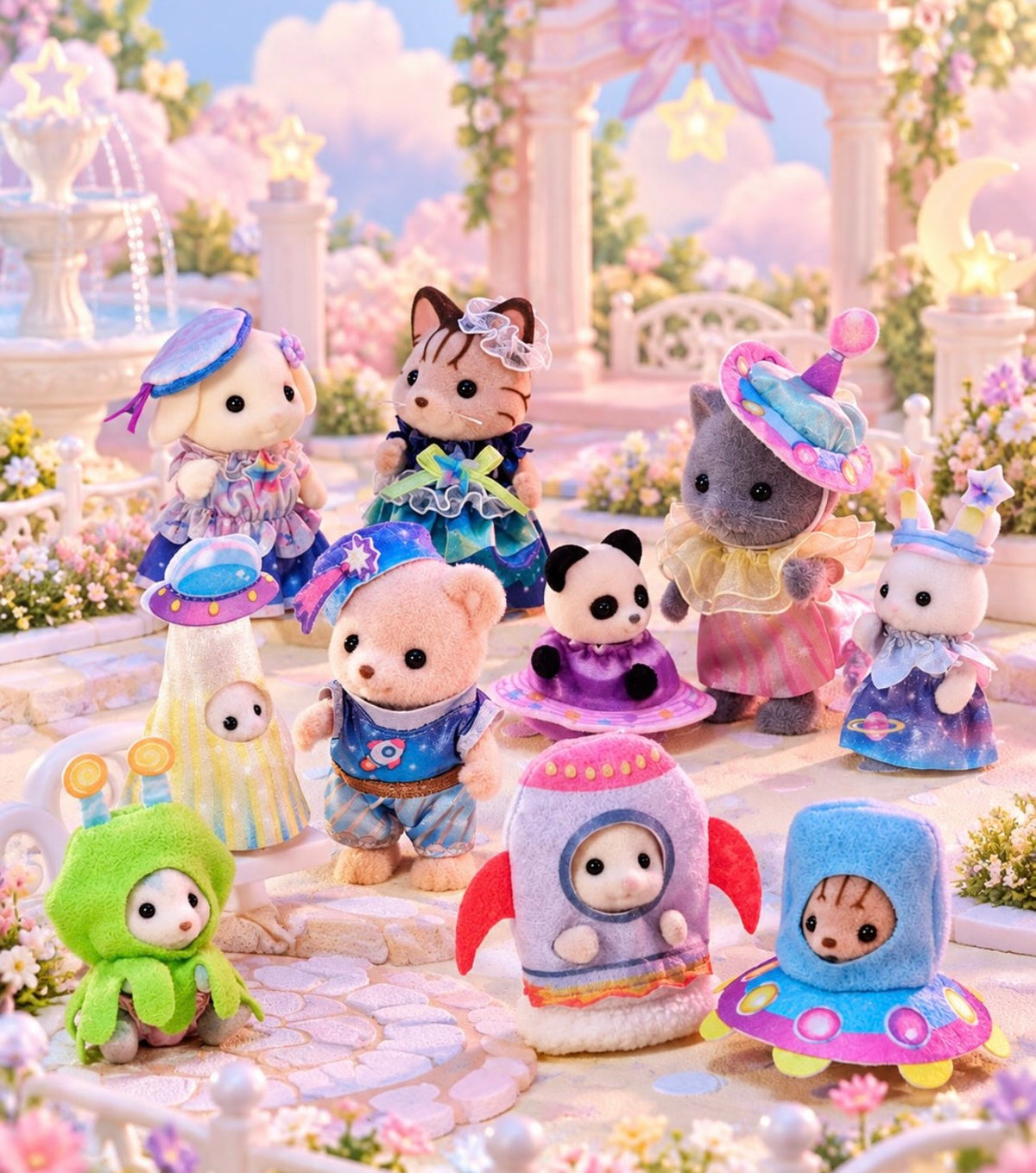 Sylvanian Families Doki Doki Collection: Baby Space Costume blind box