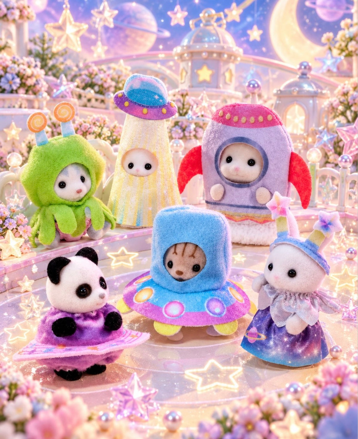 Sylvanian Families Doki Doki Collection: Baby Space Costume blind box