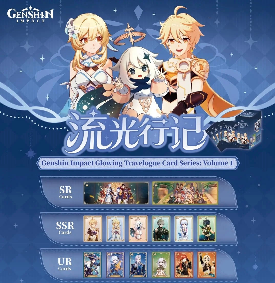 Genshin Impact cards pack