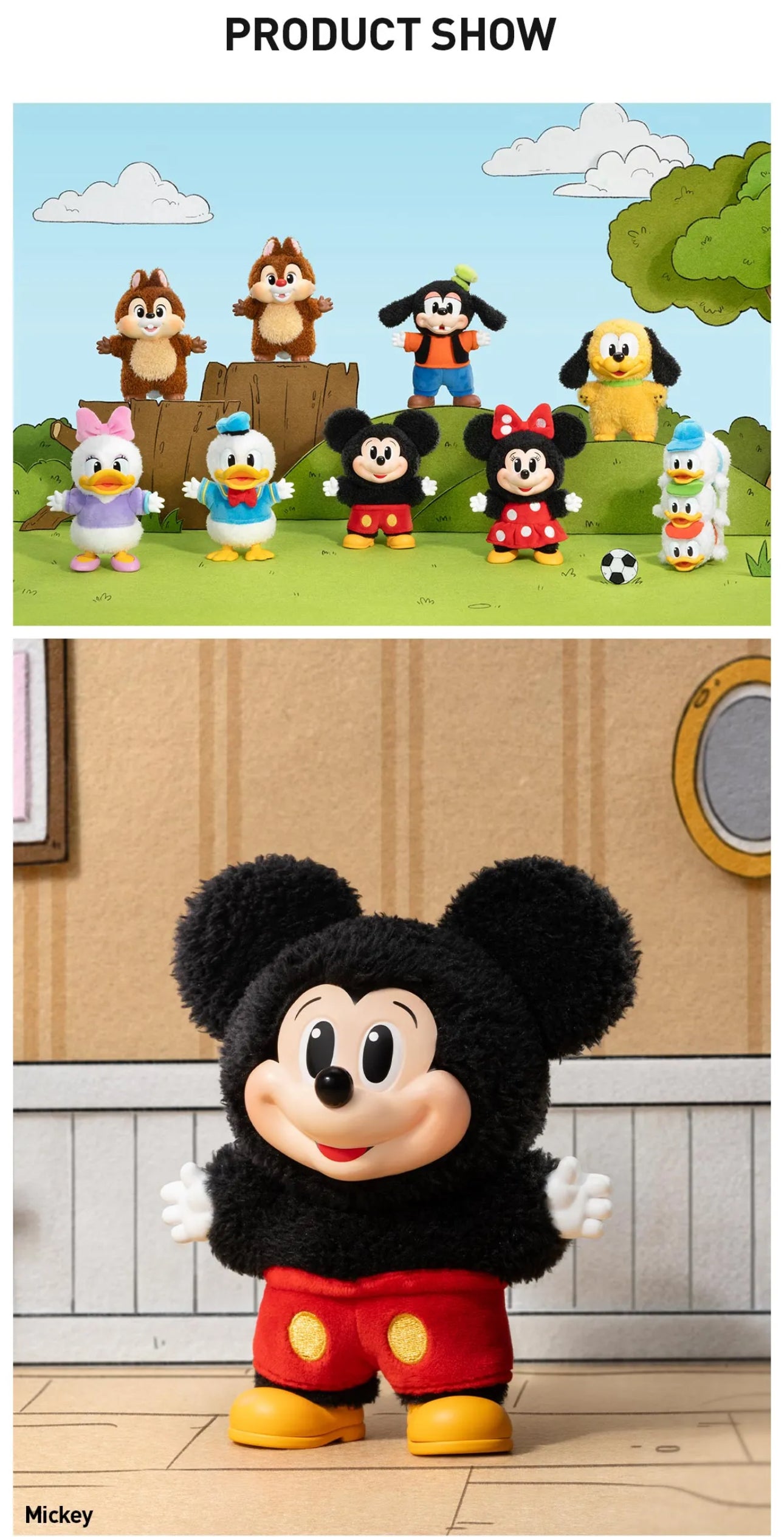 Mickey Family Cute Together Keychain Series Figures (1 Random)