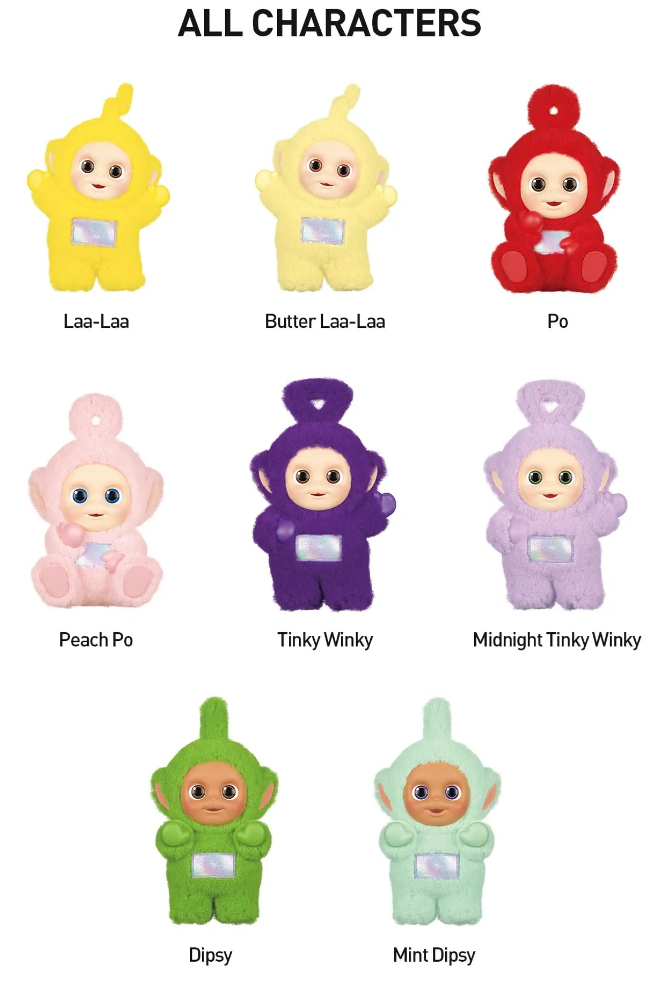 Teletubies Vibrancy Series Vinyl Plush Doll Blind Box (1 Random)