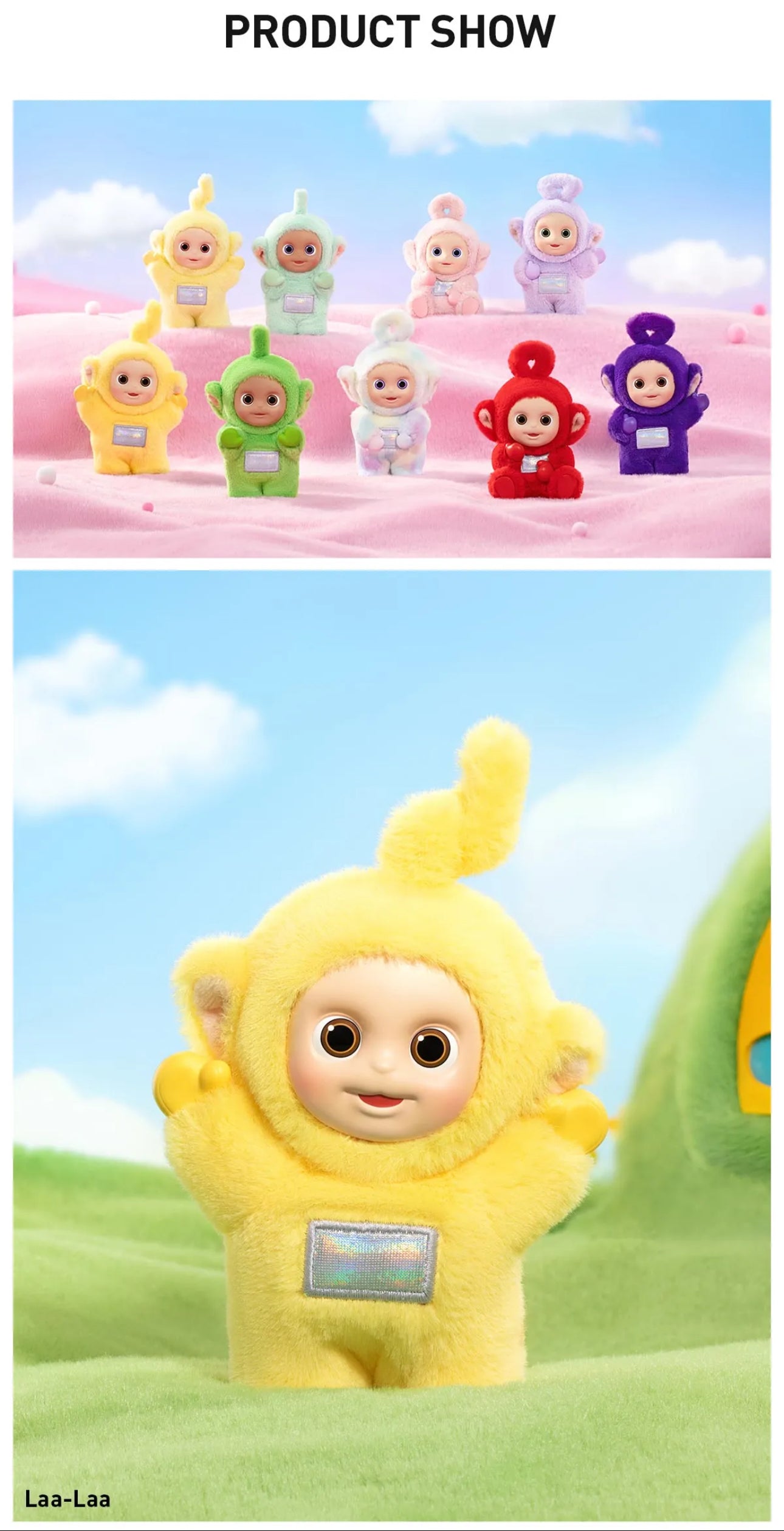 Teletubies Vibrancy Series Vinyl Plush Doll Blind Box (1 Random)